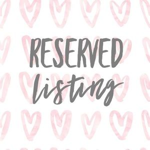 Reserved 💕